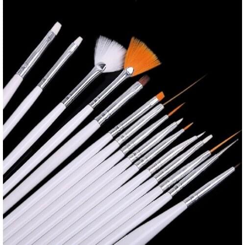 15Pcs Pottery Clay Painting Brush Artist Crafts Draw Painting Craft Color Tools Artist Paint Brush