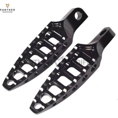 2 Pcs Chrome Retro Styling Motorcycle Foot Rest Moto Foot Pegs case for Harley Sportster Dyna 883 1200 XL