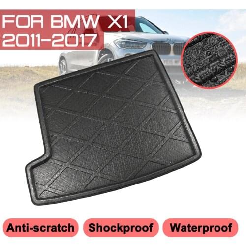 Car Carpet Rear Trunk Anti-mud Cover For MW X1 2011 2012 2013 2014 2015 2016 2017 Floor Mat