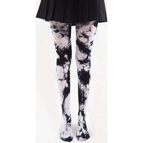 Youth Girl Velvet tie-dyed Pantyhose Wholesales And Dropshipping