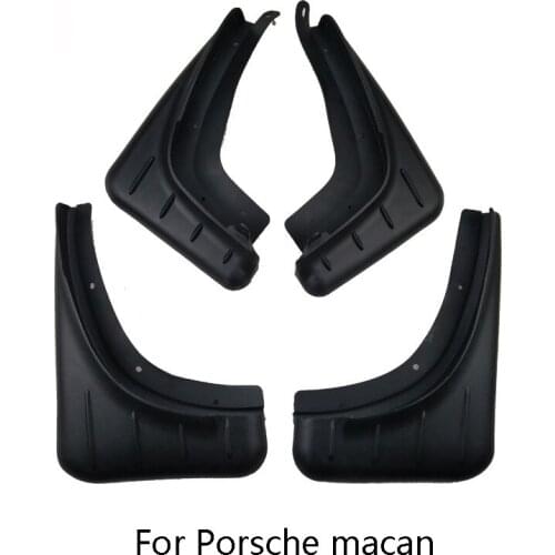 4 pcs Mud flaps For Porsche macan mudguards Fender 2007-2013 Mud flap Splash Guard Fenders car accessories Front Rear