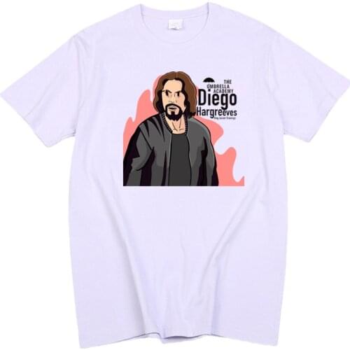 The Umbrella Academy Printed T Shirts Cha-Cha Diego Vanya Luther Graphic Tops Women Men Short Sleeve Casual Tees Camisetas