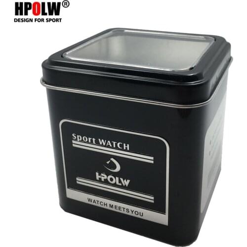 HPOLW Stainless Steel Watch Box Durable High Quality Watch Can