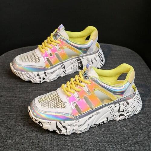 New 2021 Women Spring Summer Air Mesh Sneakers Female Light Running Shoes Urban Sports Trainer Girl Outdoor Jogging Footwear