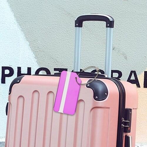 Travel Suitcase Checked Card Luggage Boarding Pass Baggage Tags For Storage Bags Metal Luggage Tag Label
