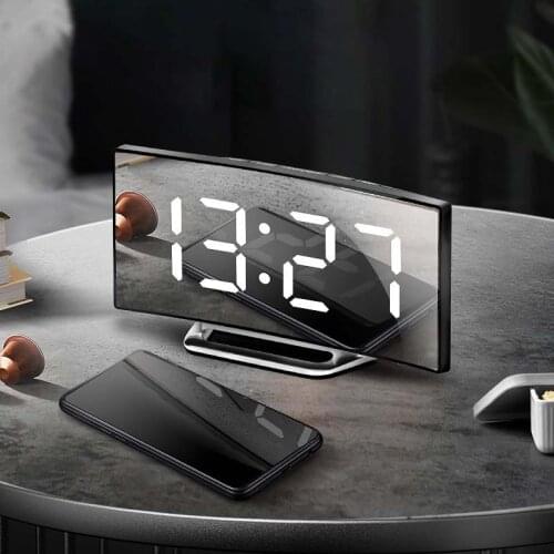 Multifunctional Desktop Clock LED Electronic Alarm Clock Temperature Meter