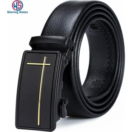 Mens Fashion Belt, PU Leather Belt, Automatic Buckle for Men, Black Belt Design, Popular Casual Belts for Men, Luxury, 3.5 CM