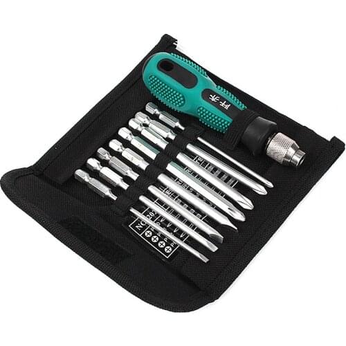 Screwdriver Set 9pcs Multi-function Screwdrivers Repair Tool Phillips / Slotted Screwdriver with Magnetic Maintenance Tools