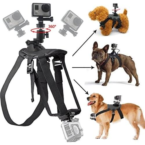 Go Pro Fetch Dog Mount Dog Harness Chest Strap Mount for Gopro Hero 5 4 session 3+ 3 SJ5000 Dog chest strap Camera Accessories