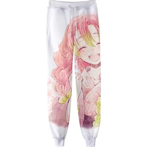 2020 New 3D Print Demon Slayer colorful Sweatpants Women/Men Fitness Joggers Spring High Street Anime Trousers Pants Sweatpant