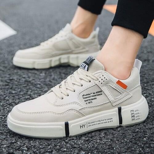2021 Summer New Mens Sneakers Student Breathable Low-top Sneakers Fashion Casual Sports White Shoes