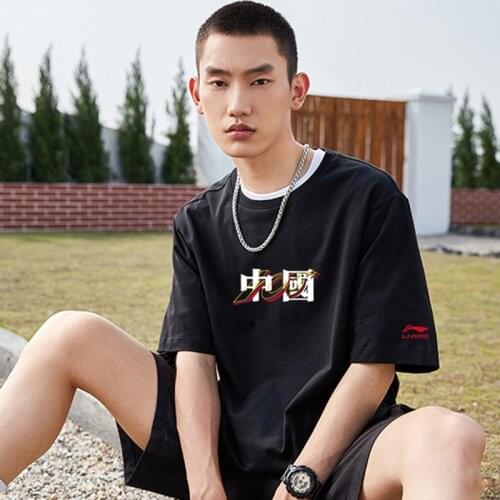 LINING Unisex Men Women Lovers Couple Style Fashion Cotton Short lining Summer Quick Dry Short T-shirts AHSRA40