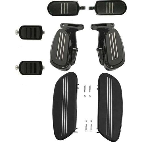 Motorcycle Rider Passenger Floorboard Foot Shifter Peg For Harley Touring Road King Electra Glide Street Glide 1993-2020