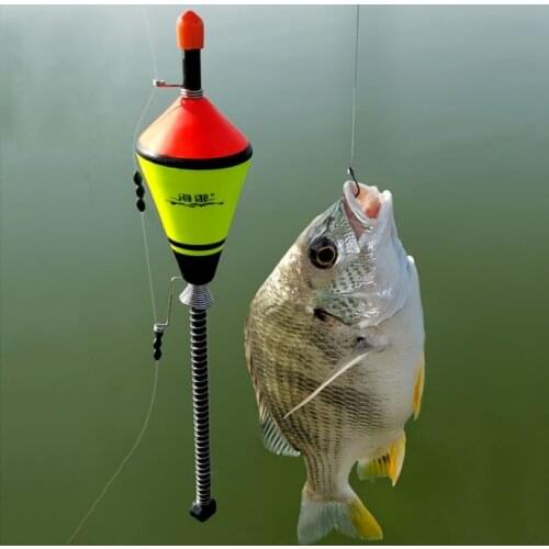 Portable Luminous Illuminate Automatic Fishing Float Fishing Accessories Fast Fishing Bobber Set Device
