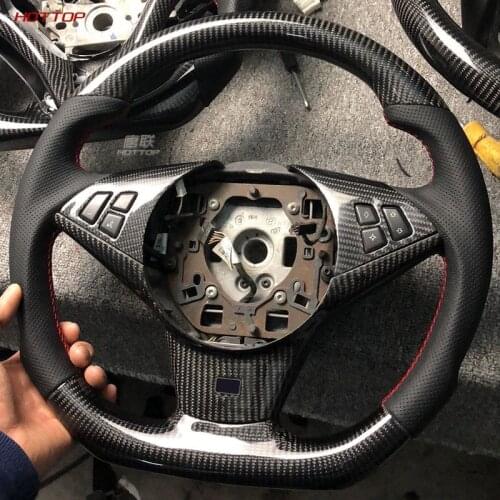 Steering Wheel Compatible For BMW 5 Series 530d E60 Steering Wheel With Carbon Fiber
