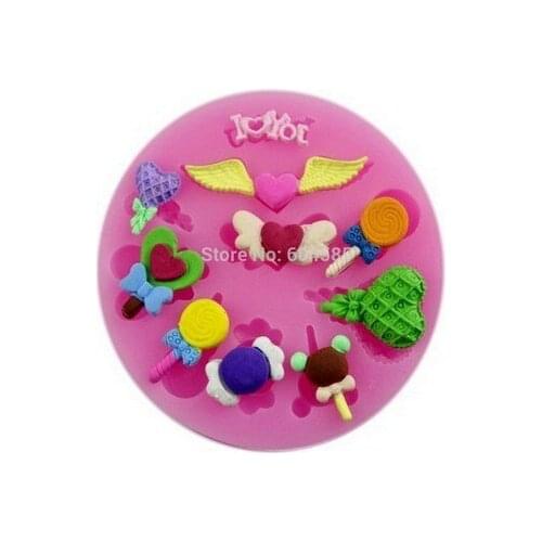 CHILDREN BIRTHDAY PARTY ESSENTIAL SWEET CANDY LOLLIPOP Silicone Mould