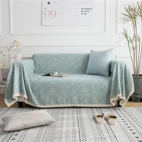 Chenille Fabric Sofa Towel Sofa Cover Slipcovers All-Inclusive Dust Couch Cover Sofa Throw blanket Home Living Room Decoration