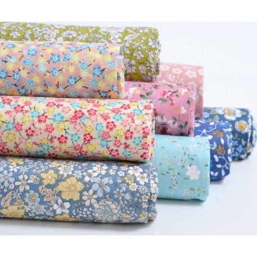 Antique and Elegant Cotton Fabric Floral Kids Cloth Suede Fabric Other Fabric Plain Printed 100% Cotton Piece Warp Woven Ocelot