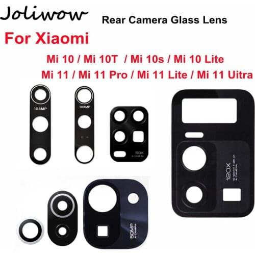 Rear Camera Glass Lens For Xiaomi Mi 10 11 10T 10S Lite mi11 Mi 11 Pro 11 Uitra Back Main Camera Glass Lens