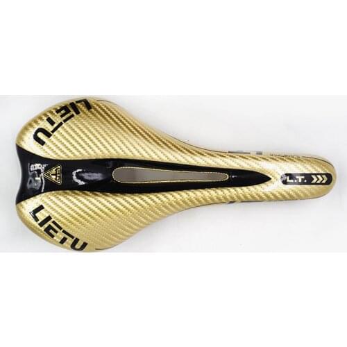LIETU bicycle saddle road bike leather carbon saddle pad mtb bike front cushion cycling gel seat cover selle italia bike parts