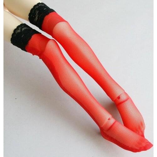 [wamami] 11# Red Socks/Stockings 1/4 MSD DOD AOD BJD Dollfie