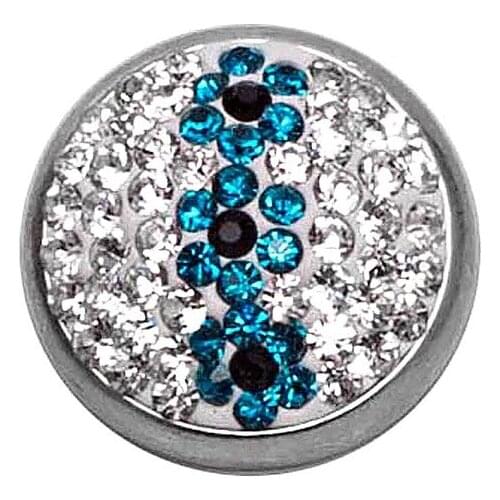 Bijoux memory craft 20MM button charm Single molding Jewelry Prong Fastener metal snaps button fit ginger snaps bracelet