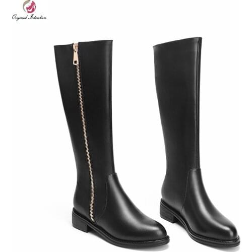 Stylish Patent Platform Women Boots Winter Metal Decoration Gold Silver Side Zipper Short Plush Long Boots Botines Mujer 2020