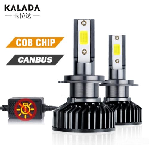 Kalada Cob H1 H3 H4 H7 H8 H11 9005 9006 Car LED Headlight Canbus 6000K White 50W Car Accessories Vehicle Bulb 12V Auto Fog Lamp