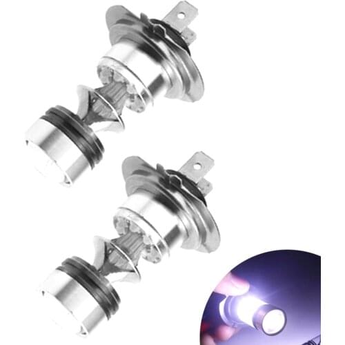 2PCS H7 100W Car Head Light Bulb Super Bright CREE LED Fog Tail Lamp 1800LM Per Light 6000K White