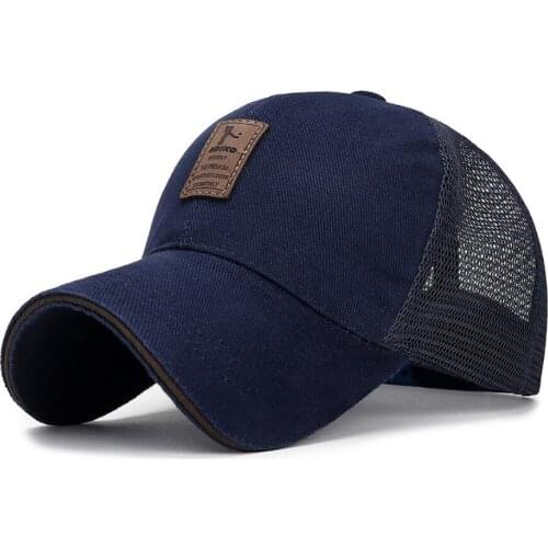 2021 Mens Cotton Baseball Cap Adjustable Hat Sports Casual Hats For Men