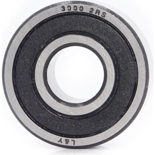 3000-2RS Bearing 10*26*12 mm 1Pc 3000 2RS Double Row Sealed 3000 RS Angular Contact Ball Bearings