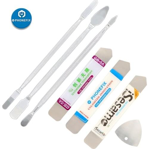 7 IN 1Universal Mobile Phone Repair Opening Tool Metal Disassemble Crowbar Metal Steel Pry Spudger Repair Phone Hand Tool Set