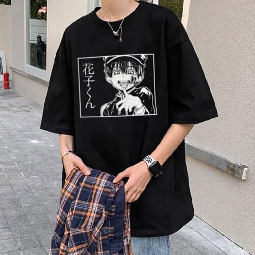 Anime Toilet-Bound Hanako-kun Hanako Kun T-Shirt Kawaii Cosplay Costume Short Sleeved Harajuku Streetswear New Anime t shirt