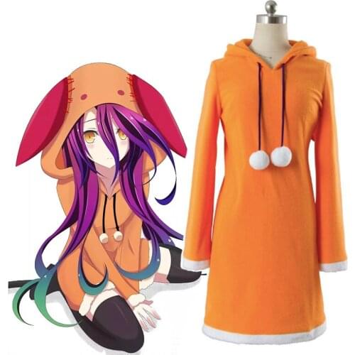 Anime No Game No Life Cosplay Costumes Schwi Dola Cosplay Costume Hoodies Dresses Halloween Party Women Daily Clothing Cosplay