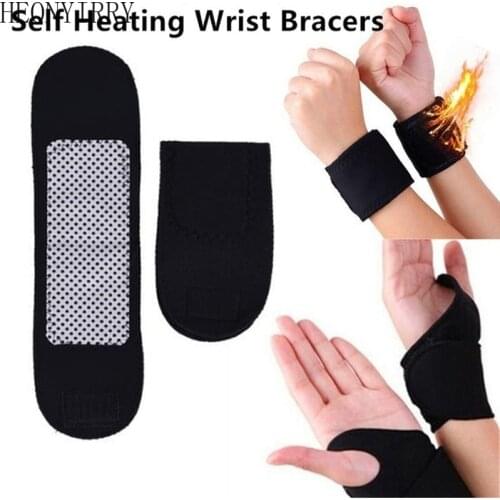 Wrist Brace Support Posture Corrector Belt Strap Bandage Magnetic Self-Heating Tourmaline Belt Posture Correcteur with Hole