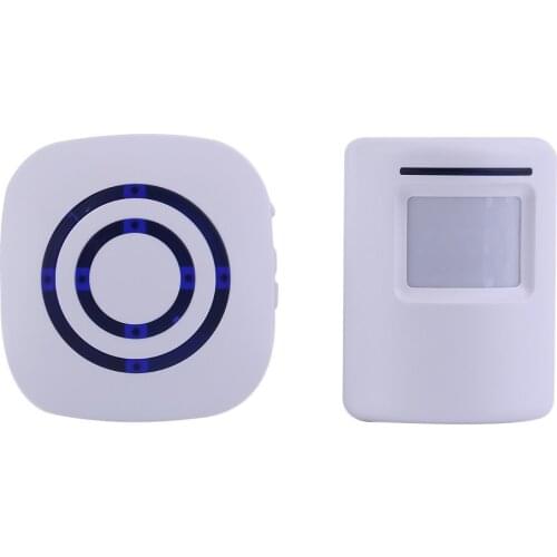 Professional Wireless Digital Doorbell with PIR Sensor Infrared Induction Alarm Door Bell Household Security