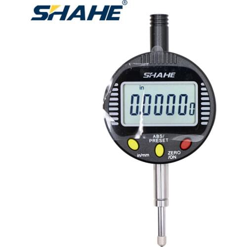 SHAHE 0.001mm 12.7mm digital indicator Electronic Digital Indicator Gauge Metric/Inch Range