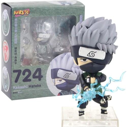 12cm Naruto Shippuden Hatake Kakashi Anime Action Figure Model Three Thousand Throb PVC Statue Collectible Toys For Kids Figma