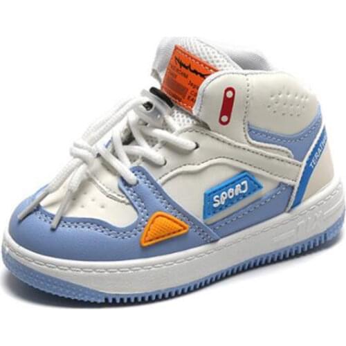 Children Fashion High-top Sneakers for Boys Girls Shoes Breathable Sports Running Shoes Lightweight kids Casual Walking Shoes