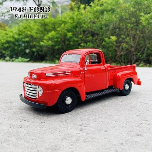 Maisto 1:25 1948 Ford F-1 Pickup red Die casting simulation alloy car model crafts decoration collection toy tools gift