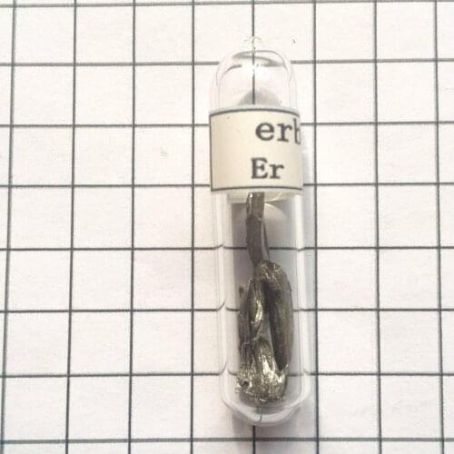 99,95% Erbium Metal,Erbium Crystals,3 Gram In Glass Ampoule