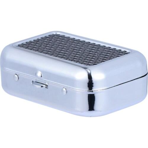 Mini Ash Container Outdoor Ashtray Portable Metal Ash Holder Cigarette Ash Tray