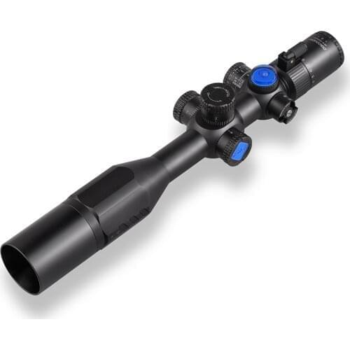 Mira telescópica con telémetro FFP 4-14, visor óptico con indicador de ángulo de burbuja, garantía de por vida