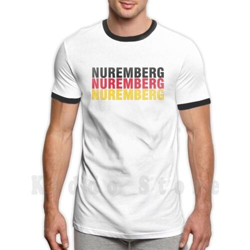 Nuremberg-Germany Flag T Shirt Print For Men Cotton New Cool Tee Nuremberg Bavaria Germany Nuremberg Stadt Nurnberg Nuernberg