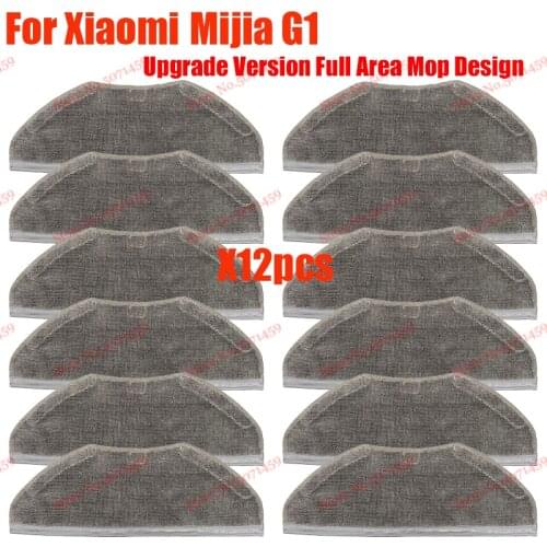 New Dry Wet Mop Cloths Rags Accessories For XiaoMi Mijia G1 Vacuum Cleaner Robot Washable Replaceable Mop Parts