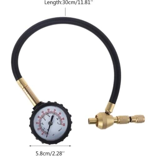 Professional Rapid Air Down Tire Deflator Pressure Gauge 100Psi - Accurate Tire Air Down Tool for SxS, ATV, RV Tires M4YD