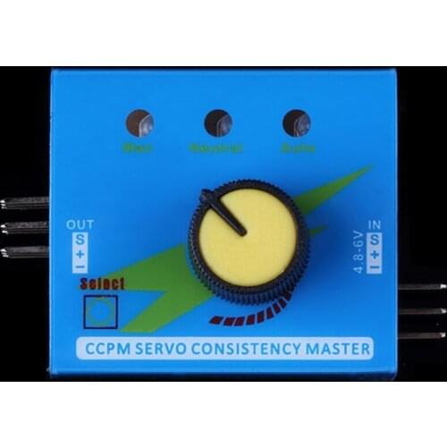 Profrssional Multi Servo Tester 3CH ECS Consistency Speed Controler Power Channels CCPM Meter Master Checker