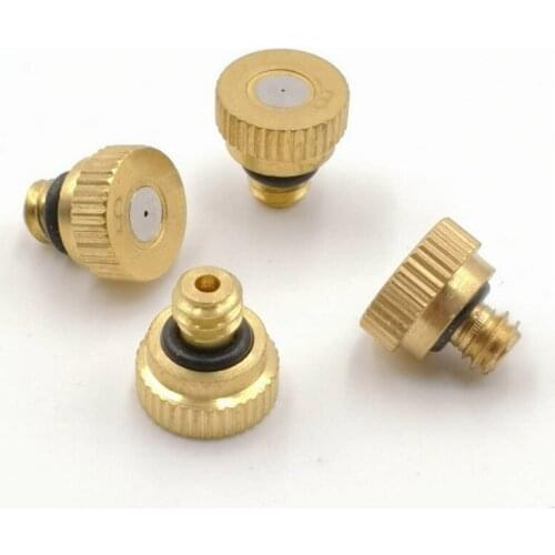 Anti Drip Garden Atomization Spray Nozzle, Brass Low Pressure Misting Spray Nozzle