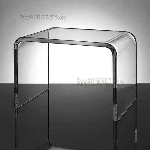 Transparent Small Stool Low Stool Childrens Home Modern Minimalist Creativity Minimalist Makeup Flat Shoe Stool