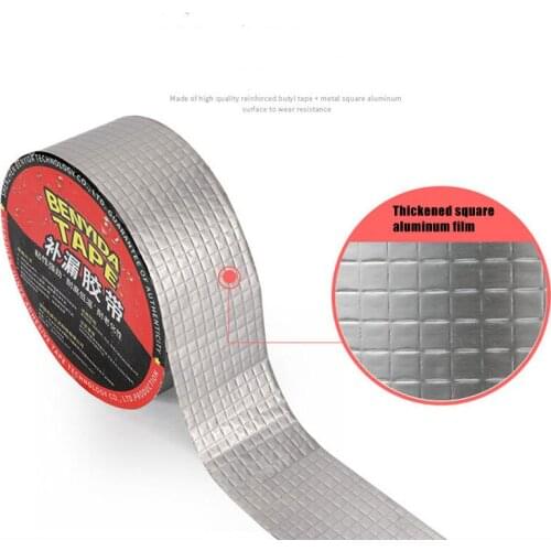 Self-adhesive anti-leak artifact house window color steel crack corner leak-proof aluminum foil paste high temperature tape buty